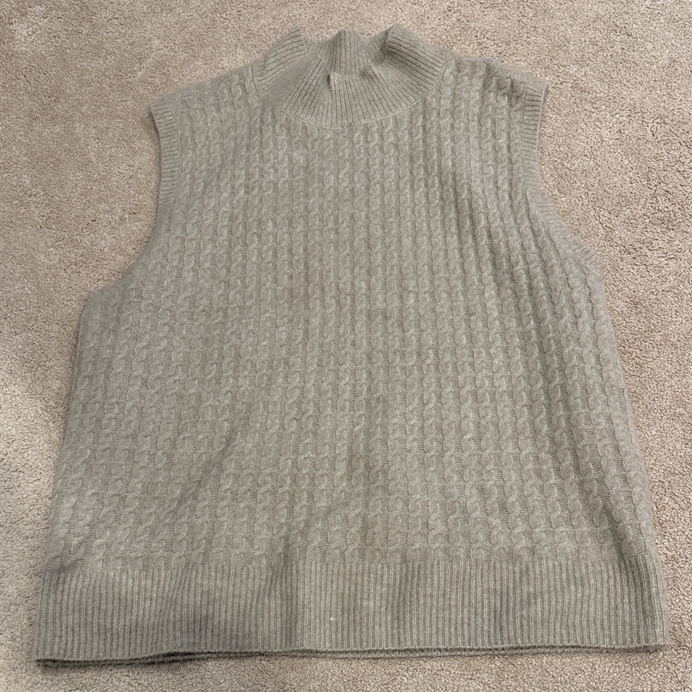 A&F Sleeveless Knit Sweater Vest